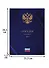 Книга для записей А4 80 листов клетка "Россия" - 2