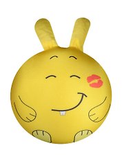 Игрушка антистресс Заяц-смайлик с поцелуем (25см) (2860/ЖЛ-2/25)