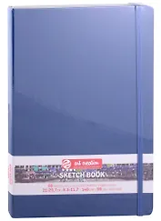 Блокнот для зарисовок 21*30см 80л "Art Creation" 140г/м2, 7БЦ, Синий морской, Fabriano 