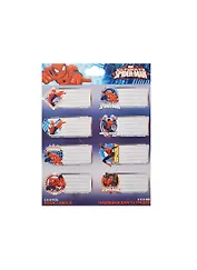 Наклейки для тетрадей 2л. по 8 шт. "Spider-man", Disney