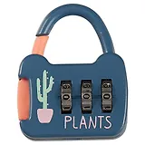 Замочек кодовый Растения (металл) (блистер)