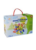 Деревянный конструктор Лесные животные (89800) (50 деталей) (2+) (чемодан)