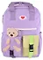 Рюкзак "Bear" сиреневый, с игрушкой - 1