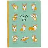 Блокнот «Corgis life», 192 стр, А5