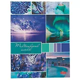 Тетрадь на кольцах в клетку Hatber, "Разноцветный мир", 160 листов