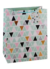 Пакет А4 32*26*13 "Pastel triangles" нейтр., бум.мат.ламинат