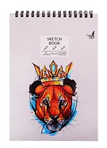 Скетчбук А5 40л "SKETCHBOOK. The king", 100г/м2, евроспираль