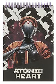 Atomic Heart. Творческий блокнот cо стикерами A5. Близняшка