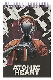 Atomic Heart. Творческий блокнот cо стикерами A5. Близняшка