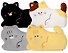 Пенал-косметичка "Котенок" мех., ассорти - 0