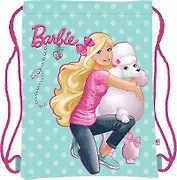 Мешок для сменной обуви "Barbie" 34*43см, голубой, Barbie