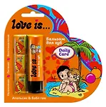 Набор Love is Бальзам для губ Апельсин-бабл гам+3 жевательных резинки (блистер) (14х12) (Гк 134/10)
