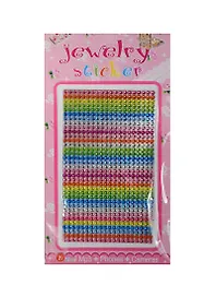 Набор д/творчества Стразы литые для телефона на картонке Jewelry sticker (1461-1/2) (цв. горизонтальные полоски)