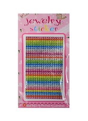 Набор д/творчества Стразы литые для телефона на картонке Jewelry sticker (1461-1/2) (цв. горизонтальные полоски)