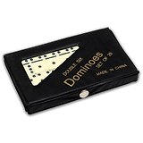 Домино (пластиковые фишки) в мягкой коробке 14x9 см  P00064 М