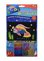 Мозаика голографическая А6 Золотая рыбка (C2600-11) (Апплика) (набор д/творч.) (4+) (упаковка)