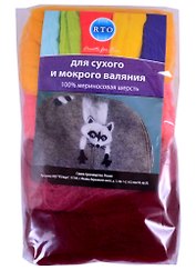 Набор шерсти для валяния РТО "Георгины"