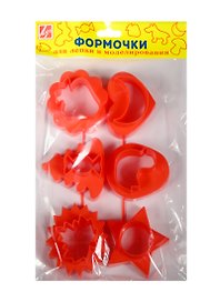 Формочки для лепки и моделирования №2 (22С 1420-08) (6шт.) (3+) (упаковка) (Луч)