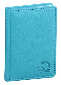 Алфавитная книга Lezar А7+, 64 листа, бирюзовая
