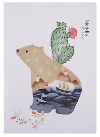 Тетрадь общая «Meddle in Love», 36 листов в линейку, В5, в ассортименте