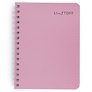 Записная книжка «Mauve» А6, 80 листов в клетку, спираль, Listoff