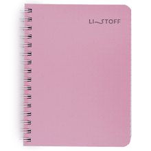 Записная книжка «Mauve» А6, 80 листов в клетку, спираль, Listoff
