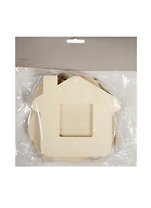 Заготовка для фоторамки тройная с веревкой в пакете, 12*43 см (11-24942-J11)