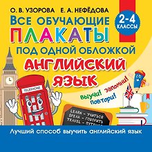 Все обучающие плакаты под одной обложкой. Английский язык. 2-4 класс