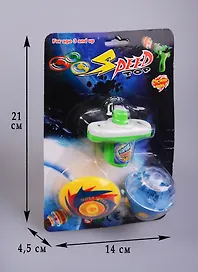 Заводная игрушка «Волчок» со светом, 2 штуки, в ассортименте