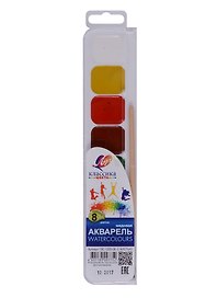 Краски акварельные 08цв "Классика"