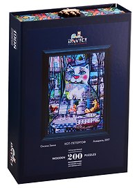 Пазл деревянный Кот-Петергоф DaVICI 200 элементов