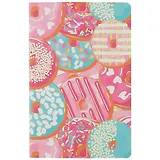 Тетрадь в клетку Kairui, "Пончики", 32 листа, в ассортименте