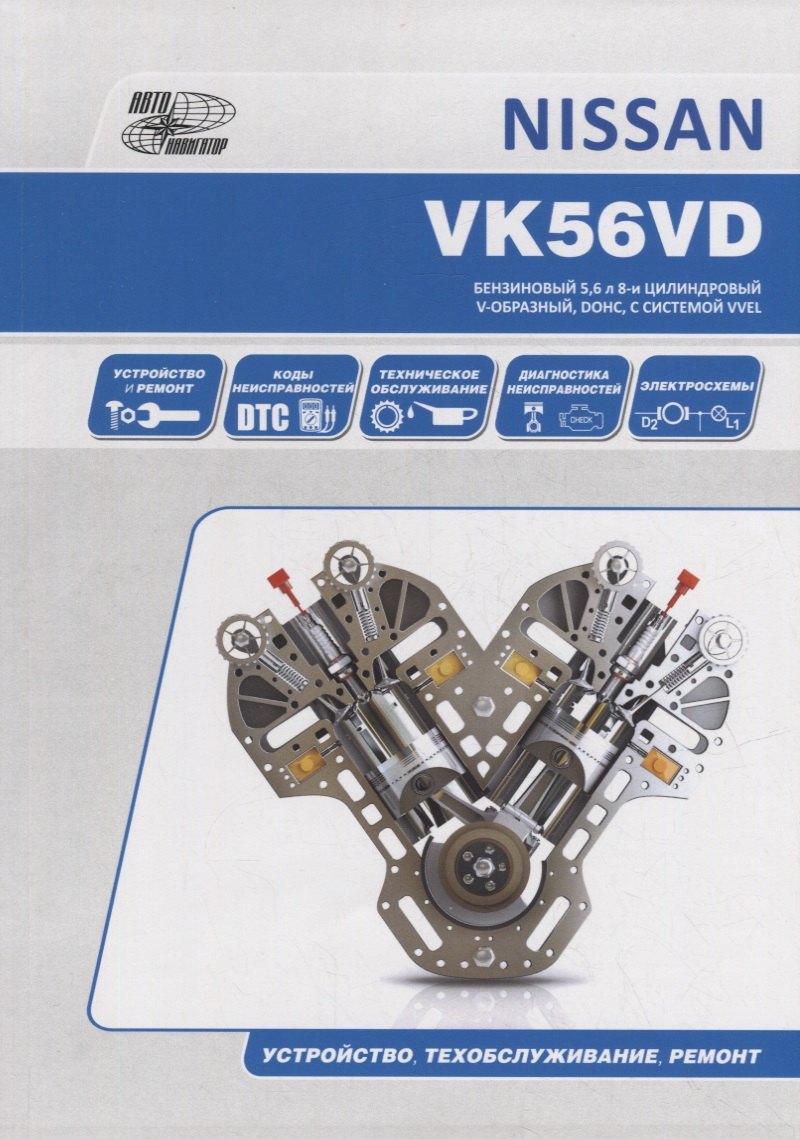 

ДВИГАТЕЛЬ NISSAN VK56VD. Устройство, техническое обслуживание, ремонт