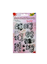 30105 Штампики силиконовые "Медвежата" 9 шт.