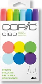 Набор маркеров Copic Ciao светлые цвета, 6 цветов