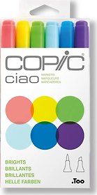 Набор маркеров Copic Ciao светлые цвета, 6 цветов