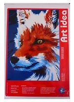 Картина по номерам Art Idea 21*29,7см. Лисица MINIA40175