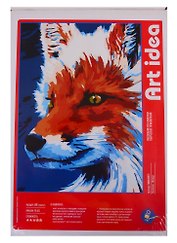 Картина по номерам Art Idea 21*29,7см. Лисица MINIA40175
