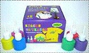 Краска по тканям акриловая, черная, 25 мл, Аква-Колор