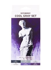 Маркеры 06цв "Cool Gray" карт.кор., Sketchmarker
