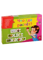 Игра Ассоциации цепочкой ЧТО ГДЕ РАСТЕТ (Арт. ИН-9926)