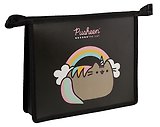 Папка для тетрадей А5 "Pusheen" 23*19*5, 1отд., пластик, молния сверху, инд.уп.