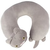 Подушка на шею «Кот серый», (30х30 см)