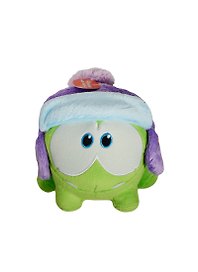 1TOY/Вантой, Игрушка плюш. в зим.шапке со звуком 12см Cut the rope" Т57112"