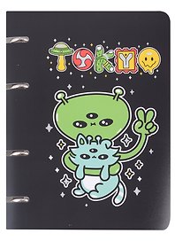 Тетрадь на кольцах «Tokyo» 100 листов в клетку, А5, сменный блок - Listoff