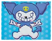 Папка-конверт А4 на кнопке "Куроми с медведем"