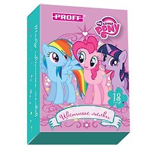 Мелки цветные 18цв "My little pony", Proff