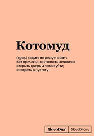 Книга для записей А5 64л "SlovoDna. Котомуд" с контентом