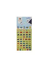 Наклейка декоративная леденцовая 2 Машины 1 (70х160) (3+) (упаковка)