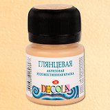 Краска акриловая телесная 20мл "Декола" глянцевая, ЗХК
